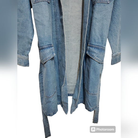 Free People x Boyish Denim Kimono Jacket Dress/Small - Picture 6 of 16